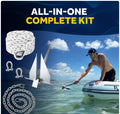 Fluke Anchor Kit - Marine-Grade Galvanized Steel - Five Oceans