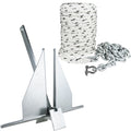 Fluke Anchor Kit - Hand-Spliced Rope & Chain
