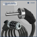 4' Bike Cable Lock with Combination Anti Theft, 2-Pack - FO3957-M2 - Five Oceans