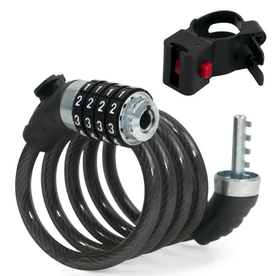 4' Bike Cable Lock with Combination Anti Theft - FO3957 - Five Oceans
