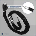 Bike Chain Lock, Keyed, with Mounting Bracket, 4' - FO3959 - Five Oceans