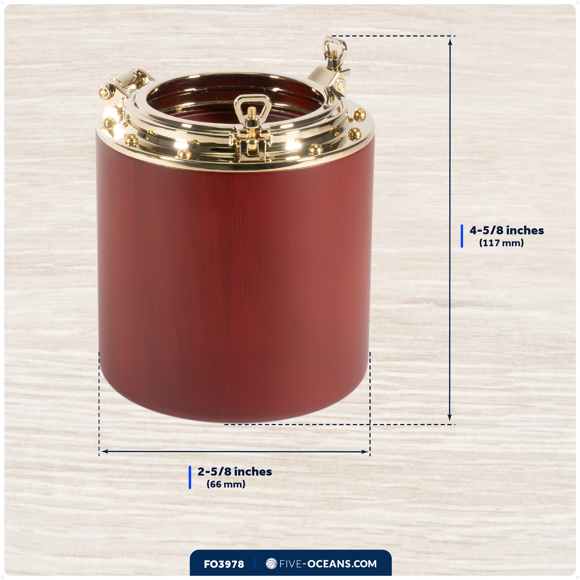 Porthole Collection Nautical Pencil Holder - FO3978 - Five Oceans