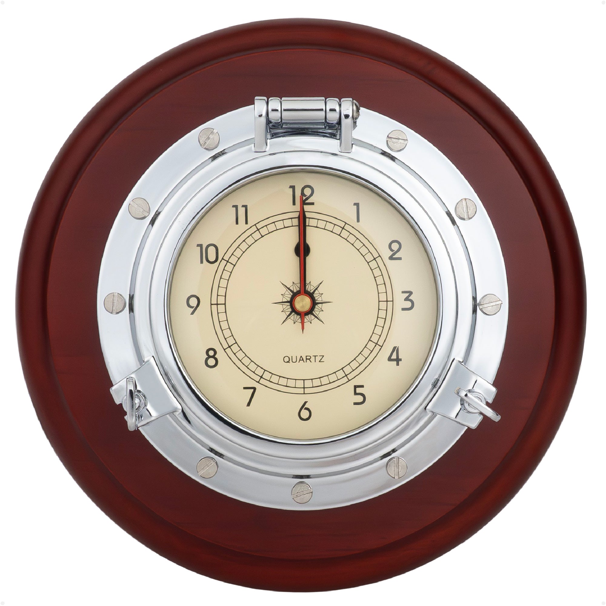 Porthole Collection Wall Nautical Tambour Clock - FO3985