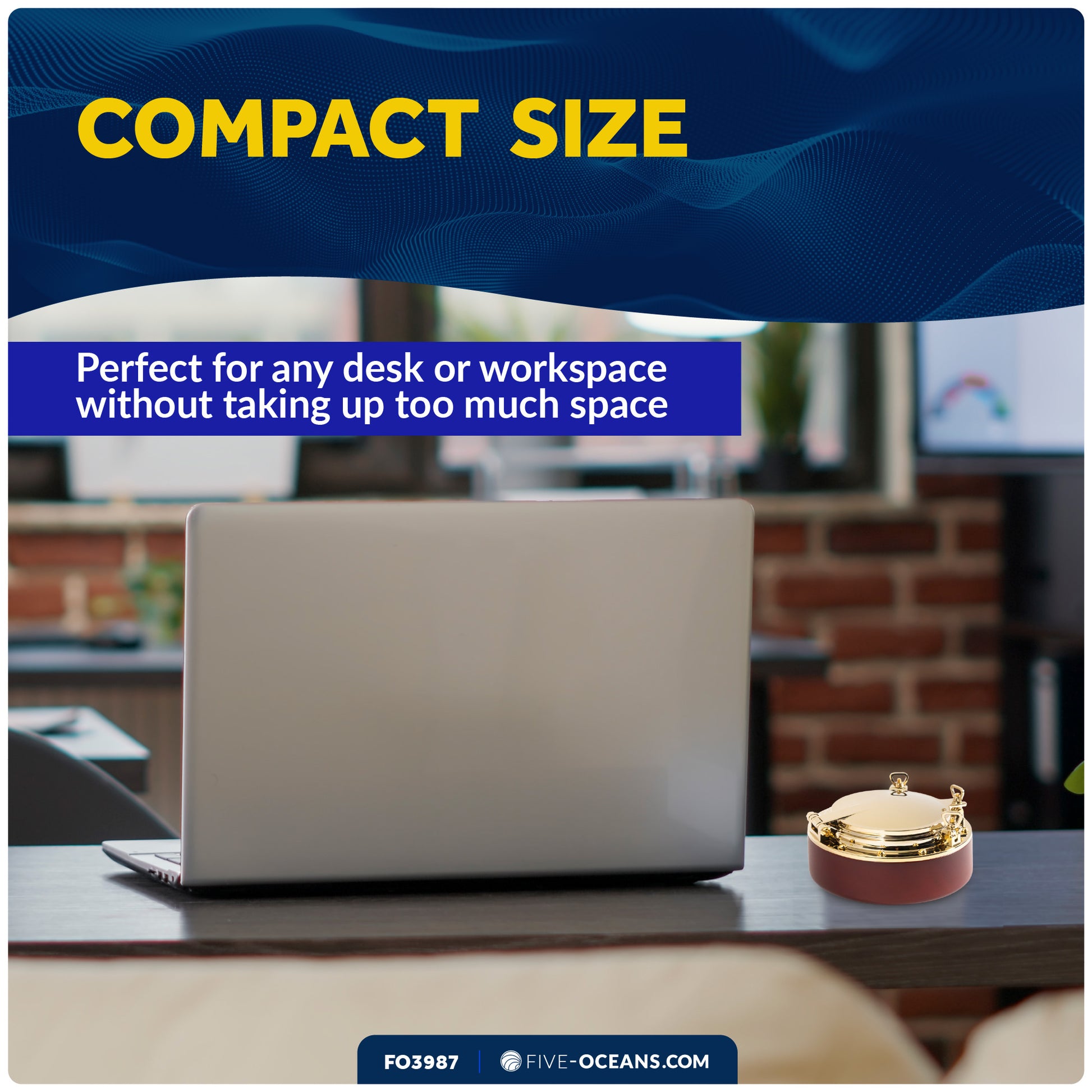 Porthole Collection Nautical Paper Clip Holder  - FO3987 - Five Oceans