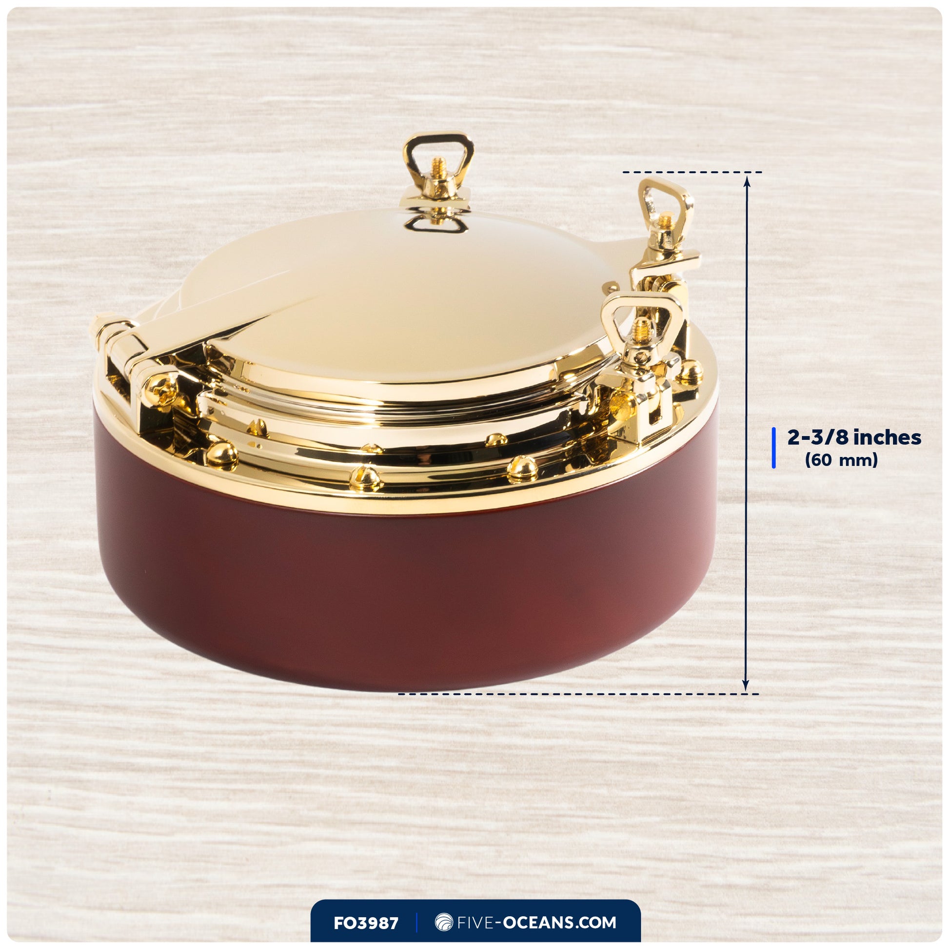 Porthole Collection Nautical Paper Clip Holder  - FO3987 - Five Oceans