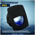 2-1/4" Square LED Recessed Courtesy / Companionway Light, Black Housing, Blue, 12V, 10-Pack - FO4002-M10 - Five Oceans