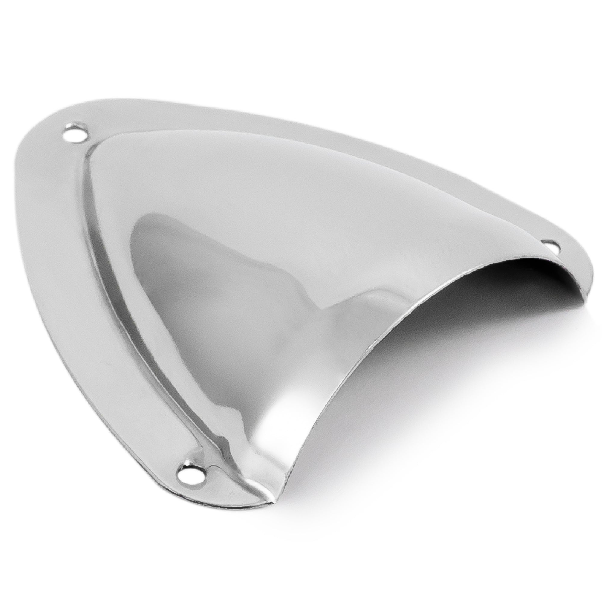 Clamshell Vent Cover, Base 3-11/16" L x 3-7/16" W, Stainless Steel - FO4010 - Five Oceans