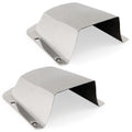Clamshell Vent Cover, Base 6" L x 4-1/2" W, Stainless Steel, 2-Pack - FO4011-M2 - Five Oceans