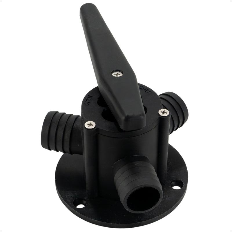 Base-Mount Y-Valve with 1" Barbed Hose Ports - FO4124 - Five Oceans