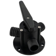 Base-Mount Y-Valve with 1" Barbed Hose Ports - FO4124