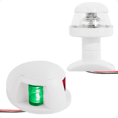 LED Bi-Color & Anchor Navigation Light Kit, 12V DC -2NM - FO4126-C1 - Five Oceans