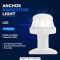 LED Bi-Color & Anchor Navigation Light Kit, 12V DC -2NM - FO4126-C1 - Five Oceans