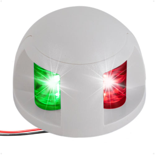LED Bi-Color Navigation Light, Horizontal Mount, 12V DC - 2NM