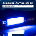 LED Underwater Light, Blue, Stainless Steel Bezel, 12V - FO4136 - Five Oceans