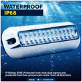 LED Underwater Light, Blue, Stainless Steel Bezel, 12V - FO4136 - Five Oceans