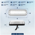 LED Underwater Light, Cool White, Stainless Steel Bezel, 12V, 2-Pack – FO4137-M2 - Five Oceans