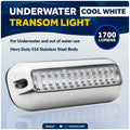 LED Underwater Light, Cool White, Stainless Steel Bezel, 12V - FO4137 - Five Oceans