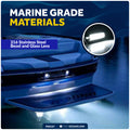LED Underwater Light, Cool White, Stainless Steel Bezel, 12V - FO4137 - Five Oceans