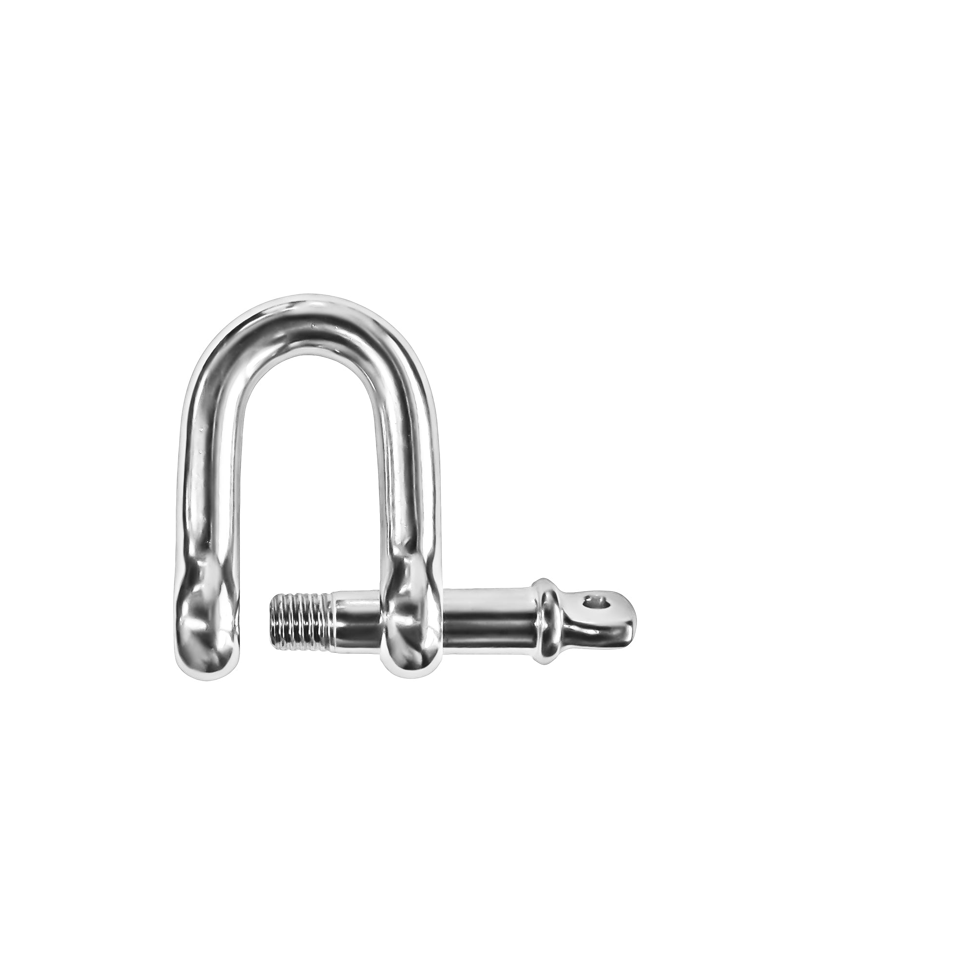 1/2" Screw Pin D Shackle, AISI316 Stainless Steel - FO-413