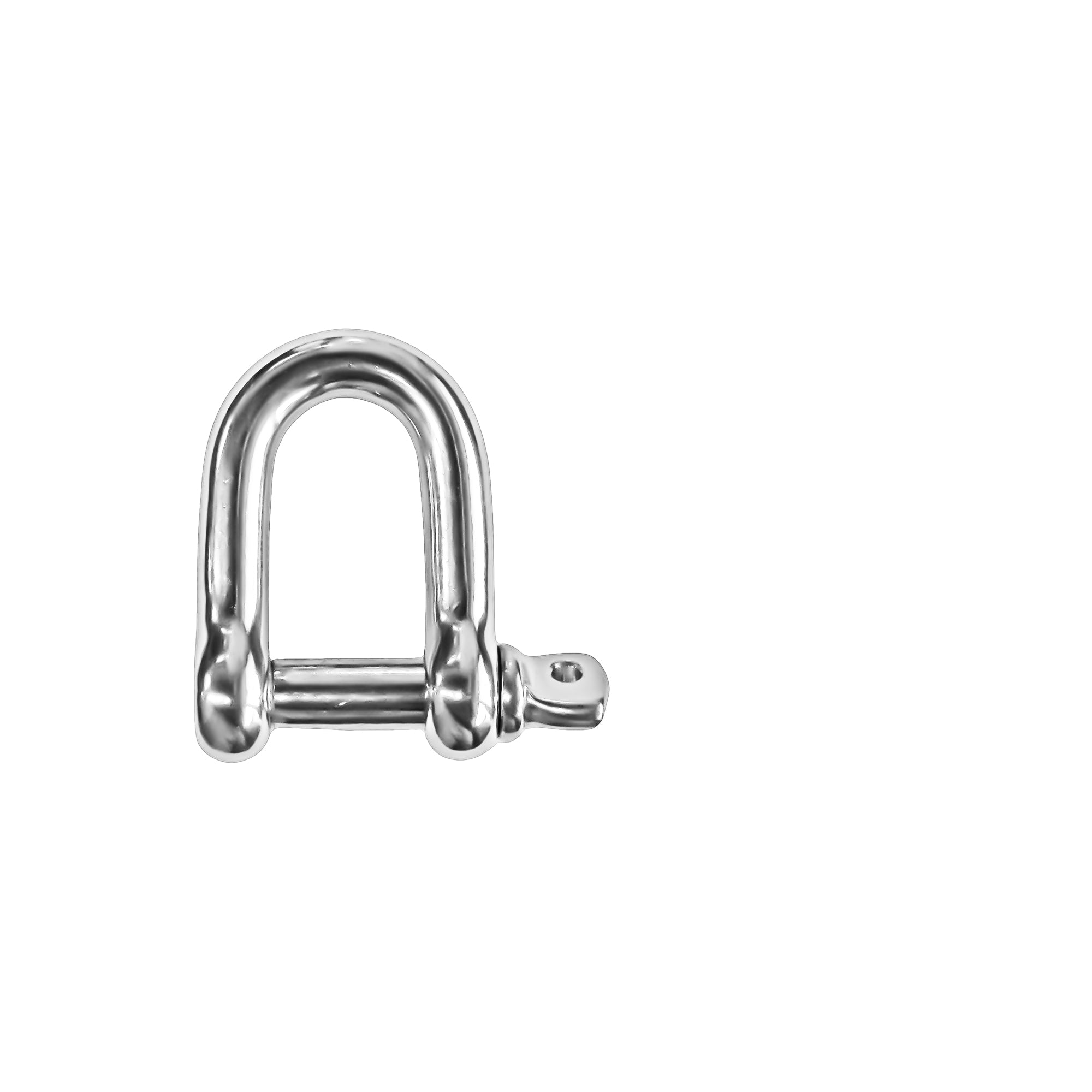 1/2" Screw Pin D Shackle, AISI316 Stainless Steel - FO-413