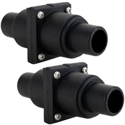 In-Line One-Way Check Valve - 1" - 1-1/2" Stepped Hose Connection, 2-Pack - FO4142-M2