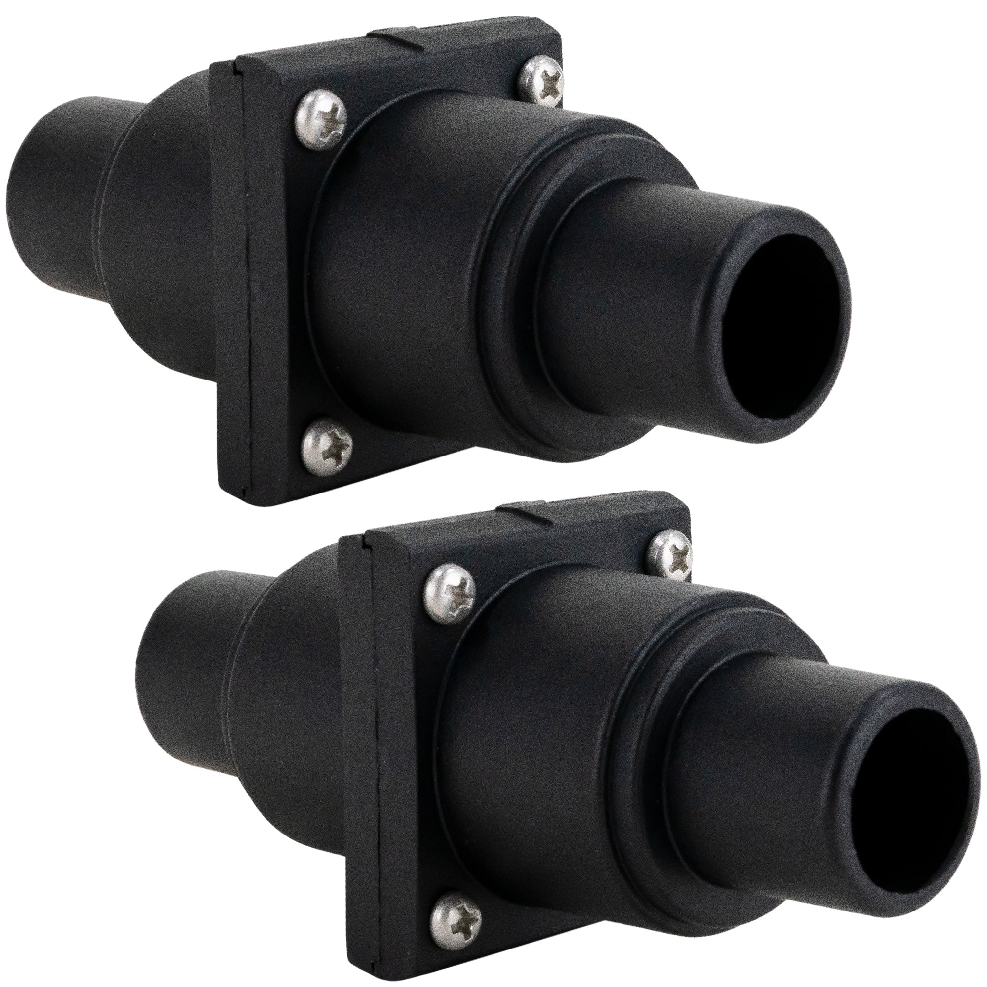 In-Line One-Way Check Valve - 1" - 1-1/2" Stepped Hose Connection, 2-Pack - FO4142-M2