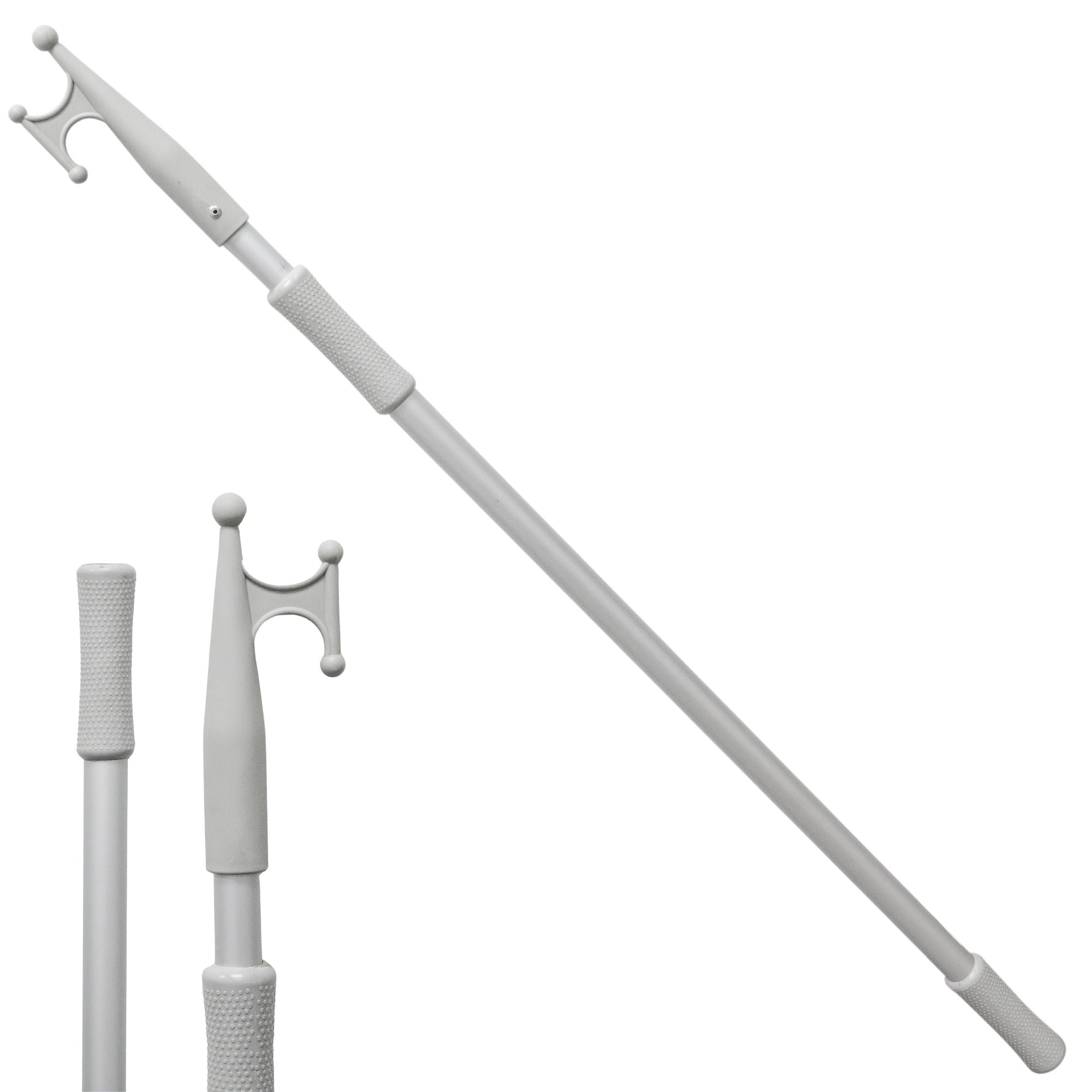 Telescoping Hook 48" - 84", Gray, Aluminum - FO4164 - Five Oceans