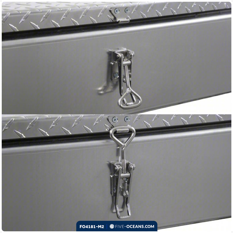 Locker Hatch Anti-Rattle Toggle Latch, Stainless Steel, 2-Pack
