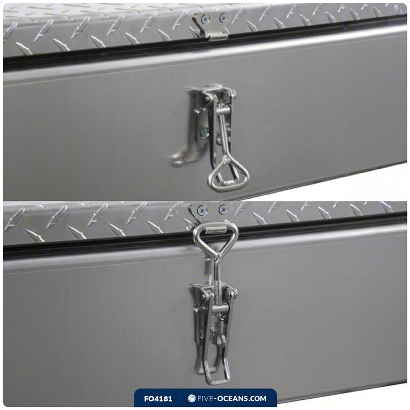 Locker Hatch Anti-Rattle Toggle Latch, Stainless Steel