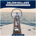 23" Self-Launching Anchor Bow Roller, AISI316 Stainless Steel - FO4185 - Five Oceans