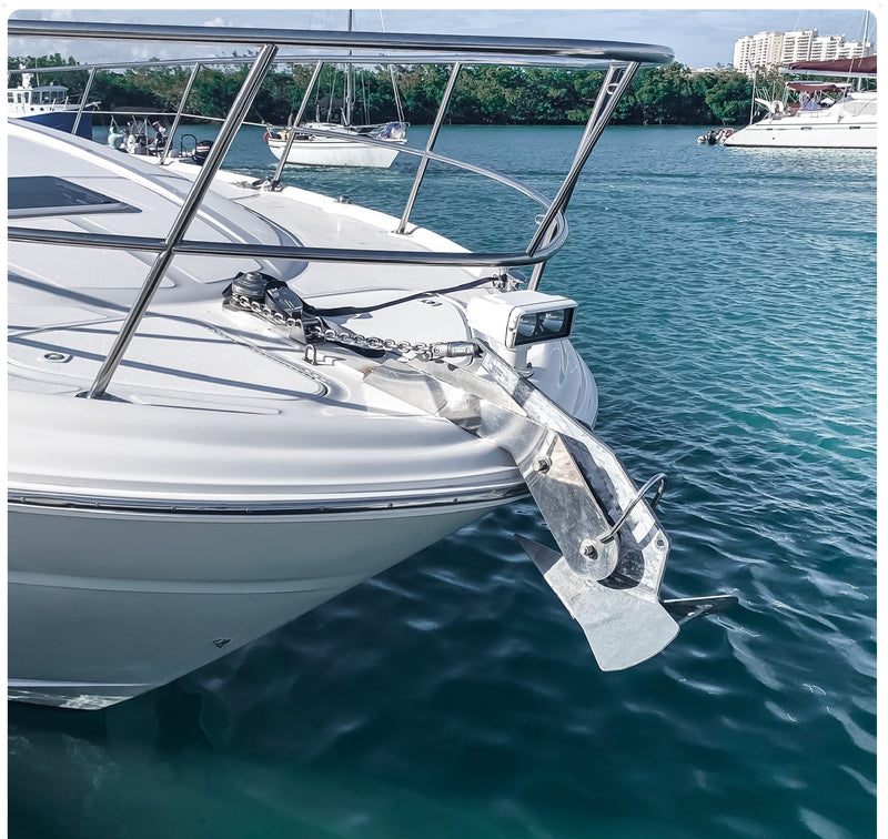 Delta Anchor - Marine-Grade Galvanized Steel - Five Oceans