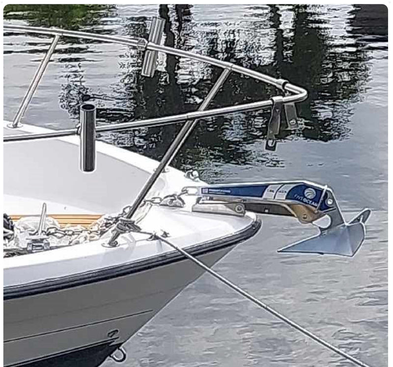 Delta Anchor - Marine-Grade Galvanized Steel - Five Oceans