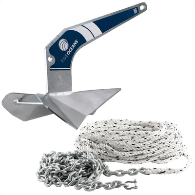 Delta Anchor Kit for Windlass Systems - Marine-Grade Galvanized Steel