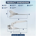 11 Lb / 5 Kg. Delta Anchor Kit for Windlass Systems, AISI316 Stainless Steel