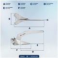 33 Lb / 15 Kg. Delta Anchor, AISI316 Stainless Steel - FO4218 - Five Oceans