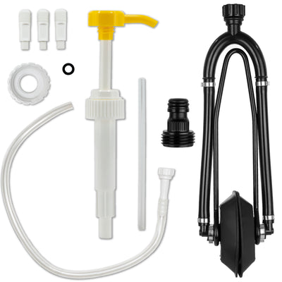 Universal Outboard Motor Flusher Dual Feed Rectangular Muffs & Gear Oil Pump Kit - FO4241-4770 - Five Oceans
