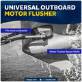 Universal Outboard Motor Flusher Dual Feed Rectangular Muffs & Gear Oil Pump Kit - FO4241-4770 - Five Oceans