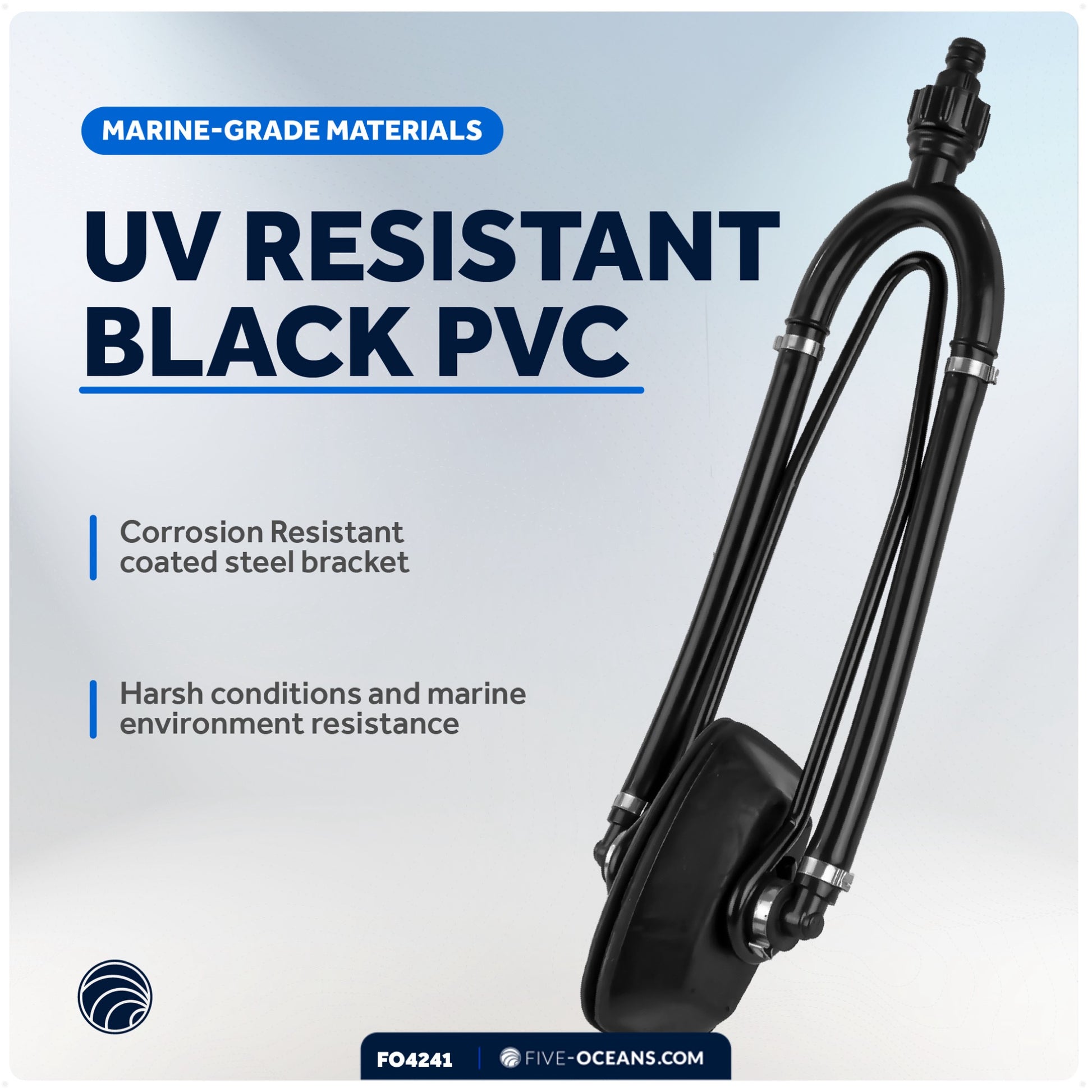 Universal Outboard Motor Flusher, Dual Feed Rectangular Muffs - FO4241 - Five Oceans