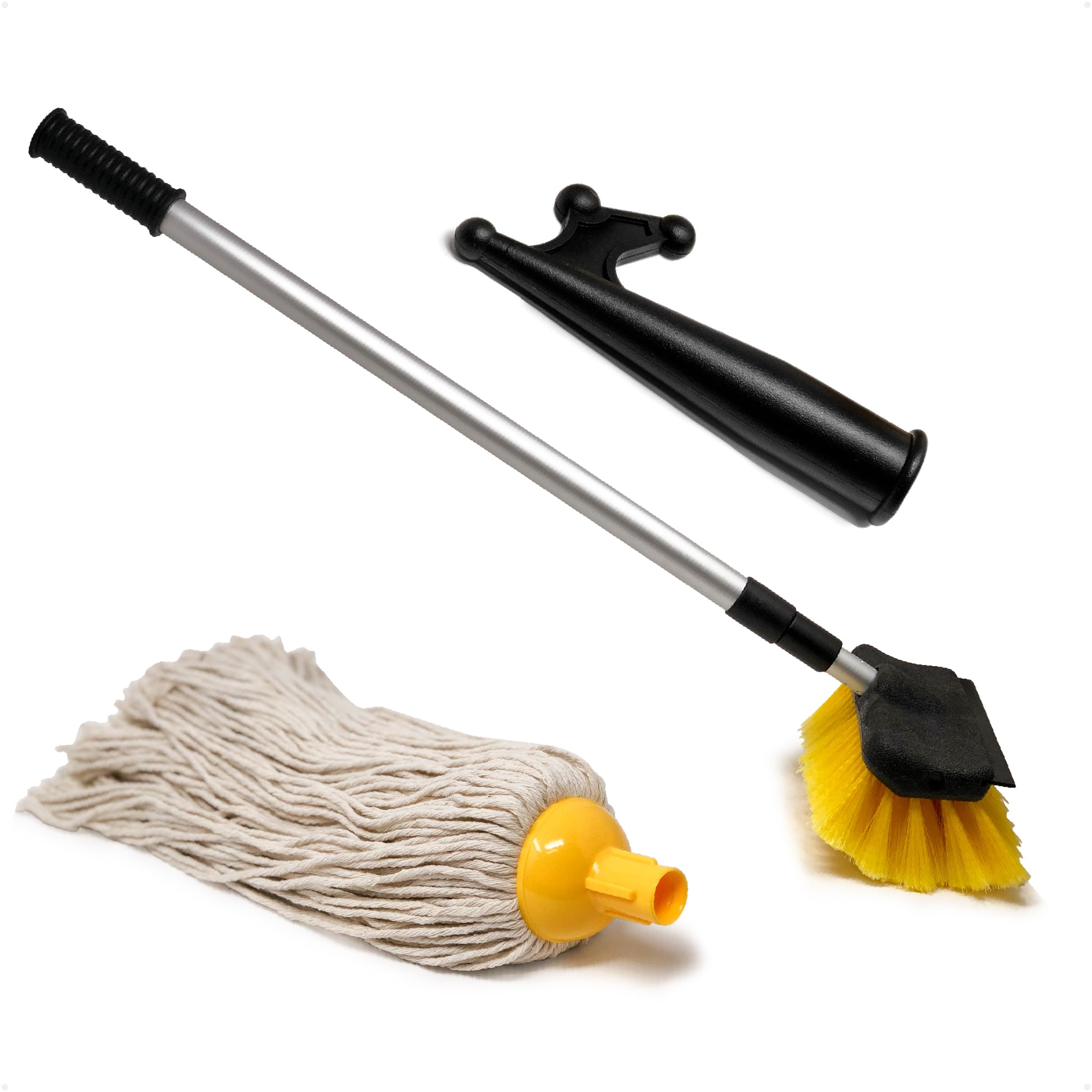 Boat Deck Brush with Mop and Hook, Extend from 27"- 64" - FO4264