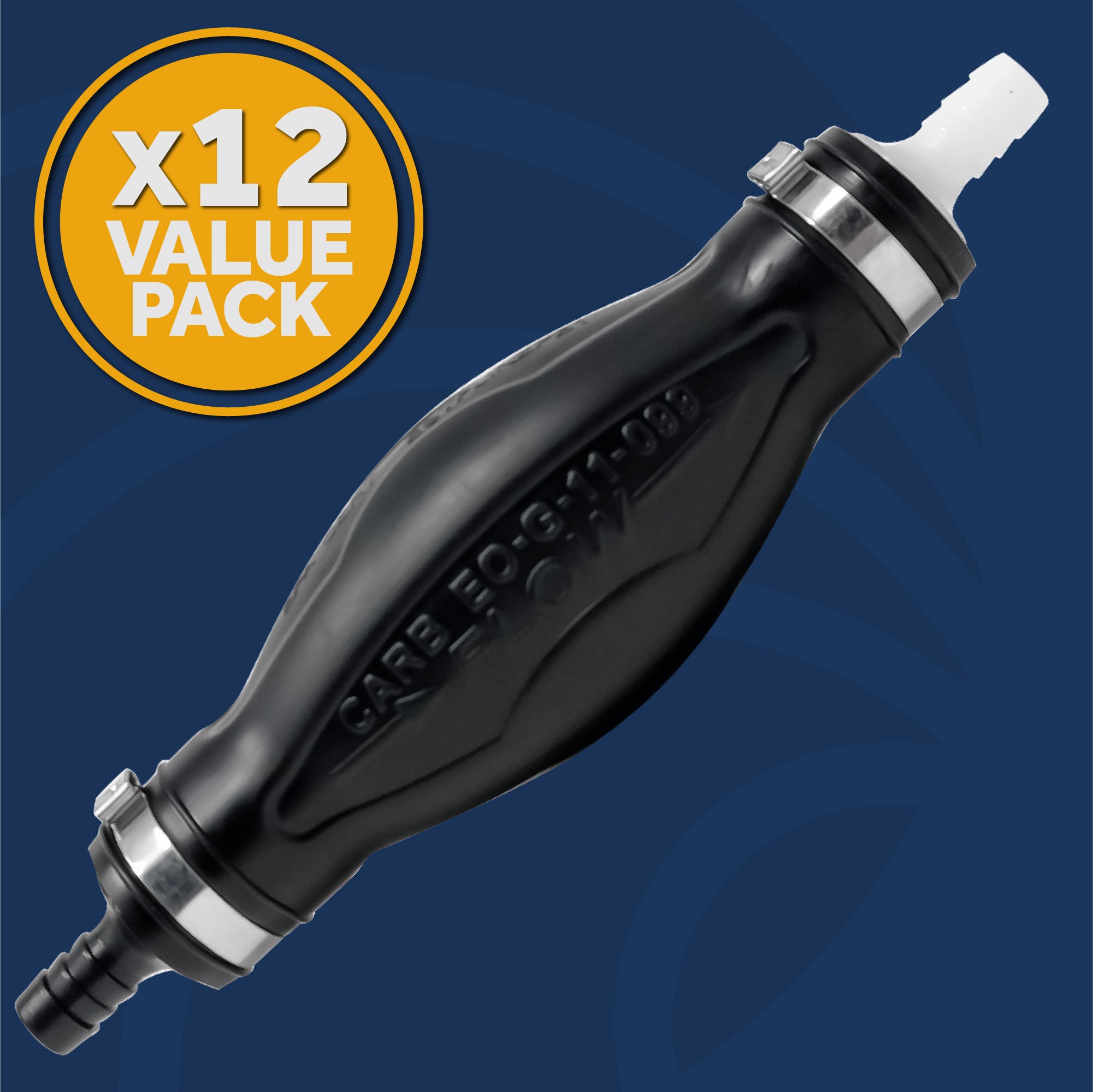 Value pack - Fuel Primer Bulb, 3/8"  Universal, 12-pack  - FO4280-M12 - Five Oceans