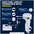 EPA 3/8" Fuel Line Assembly for Yamaha Outboards - FO4280-2888-YAM - Five Oceans