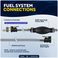 EPA 3/8" Fuel Line Assembly for OMC / Johnson / Evinrude Outboards - FO4281 - Five Oceans