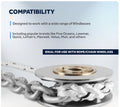 Windlass Anchor Rode, 5/8" 3-Strand Rope with 3/8" HTG4 Galvanized Steel Chain - Five Oceans