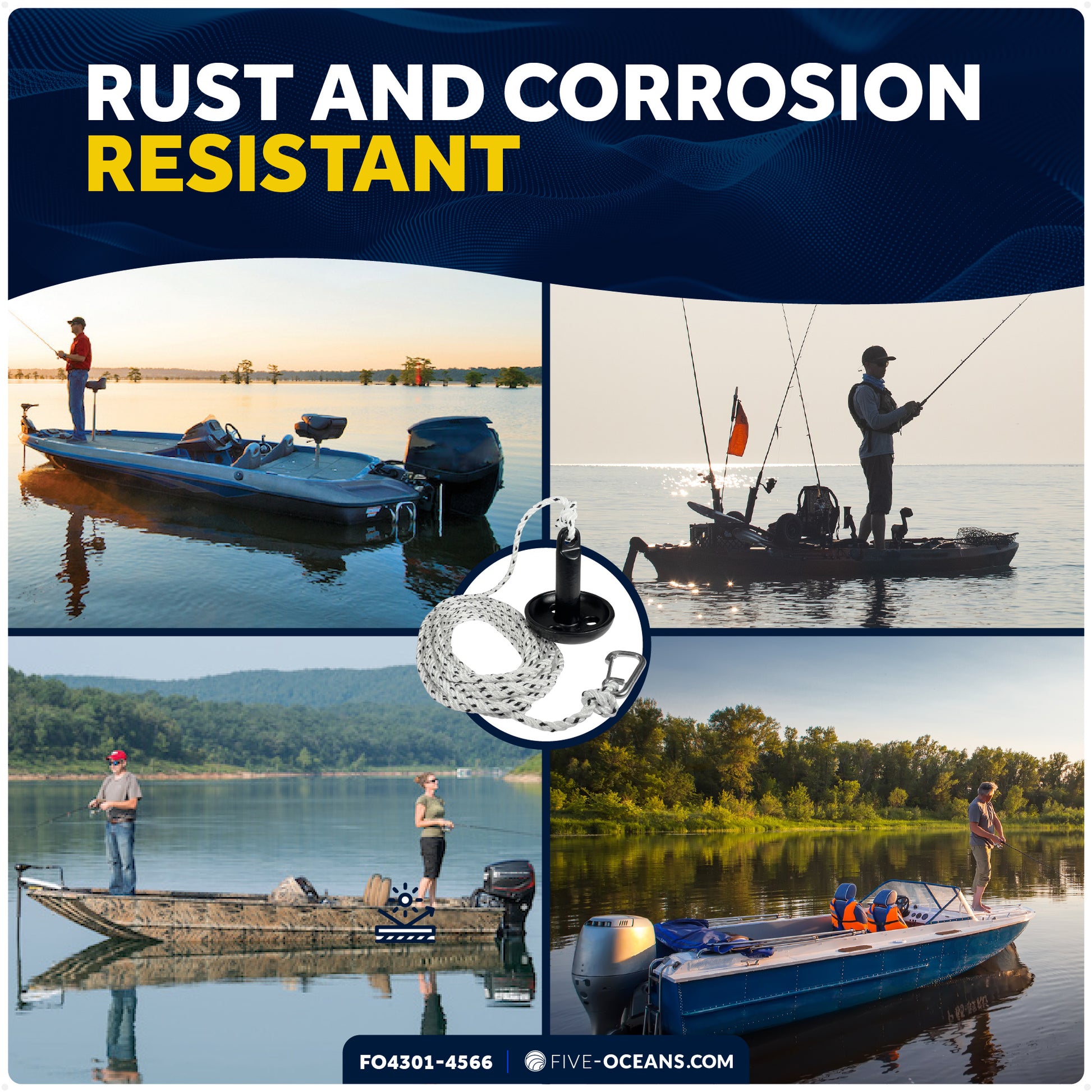 12 Lb. River Anchor Kit – FO4301-4566 - Five Oceans