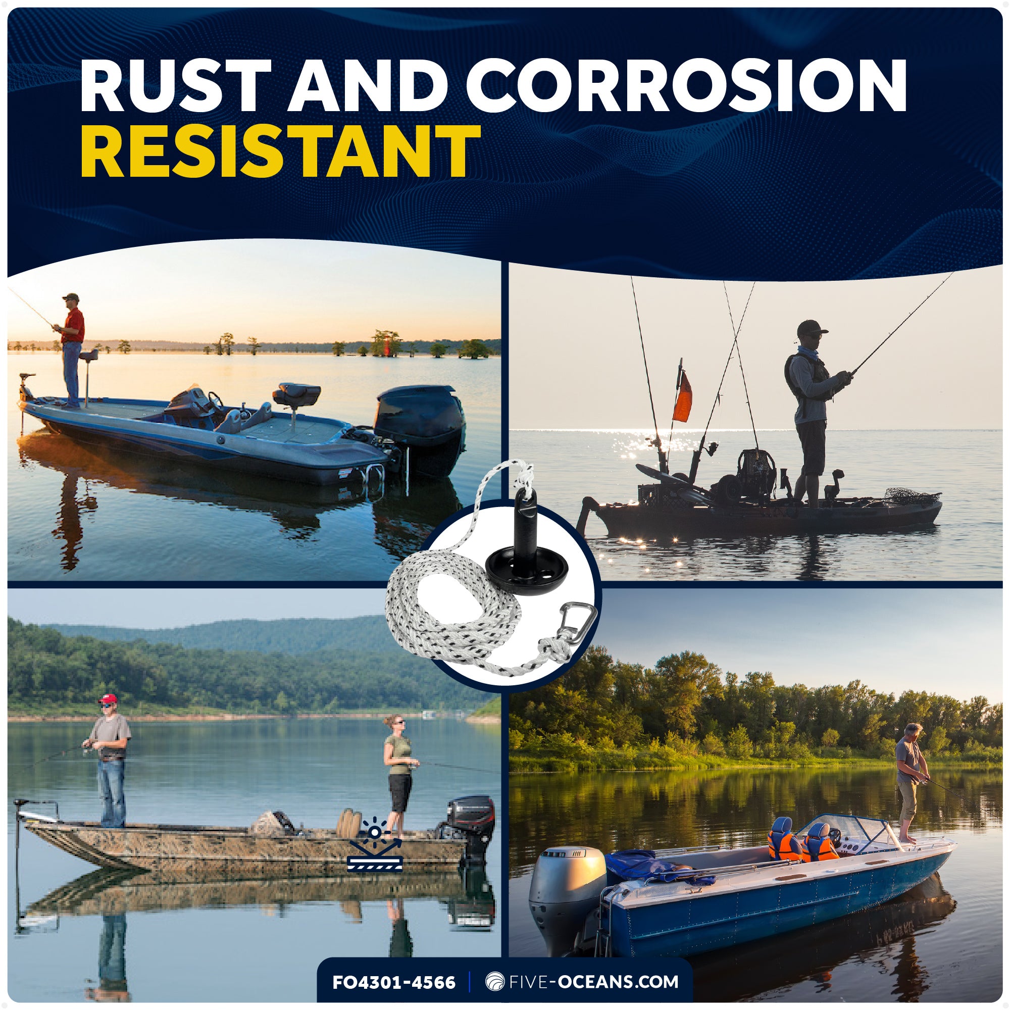 12 Lb. River Anchor Kit – FO4301-4566 - Five Oceans