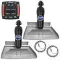 Bennett Marine Electric Trim Tab System 12" x 12", Complete Kit BOLT1212, 12V DC - FO4321 - Five Oceans