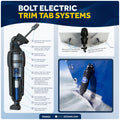 Bennett Marine Electric Trim Tab System 12" x 12", Complete Kit BOLT1212, 12V DC - FO4321 - Five Oceans