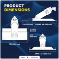 Bennett Marine Electric Trim Tab System 12" x 12", Complete Kit BOLT1212, 12V DC - FO4321 - Five Oceans
