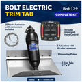 Bennett Marine Electric Trim Tab System 12" x 9", Complete Kit BOLT129, 12V DC - FO4322 - Five Oceans