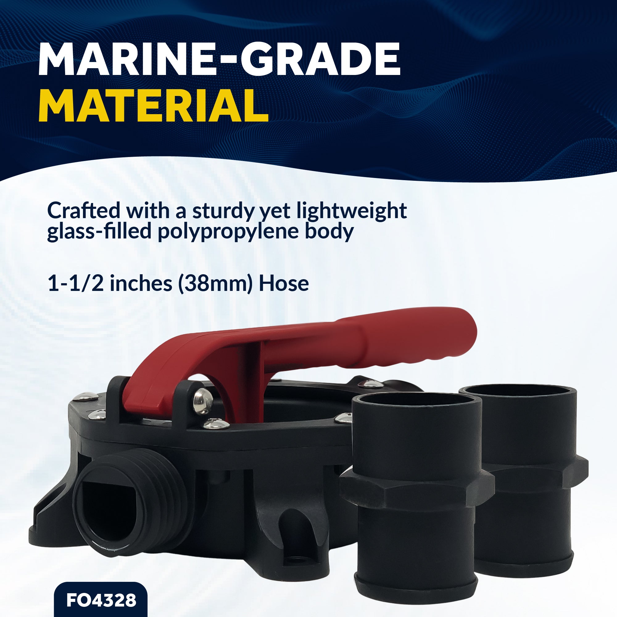 Diaphragm Manual Hand Bilge Pump - 720 GPH - FO4328 - Five Oceans